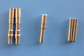 Connector male and female terminal - stretching pieces